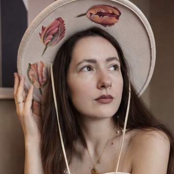 Hat "Tulips"
