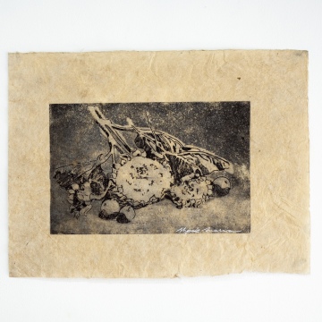 Still life "Dried Sunflowers"